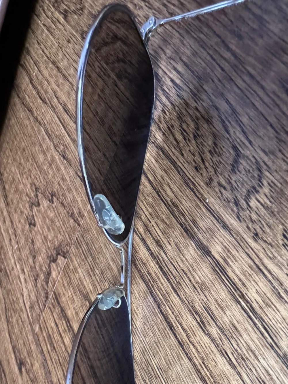 Ray-Ban Aviator polarized sunglasses with spare lenses